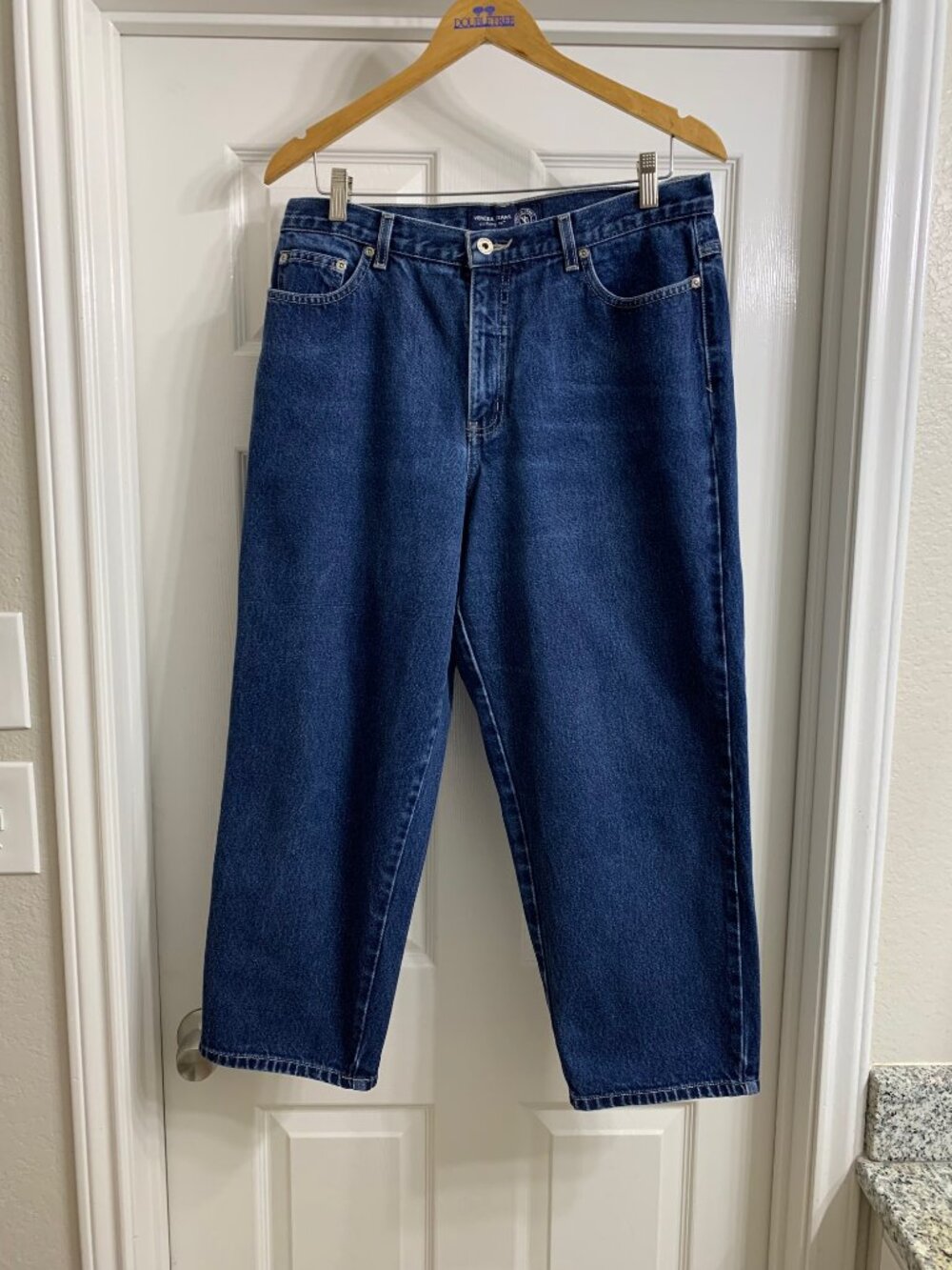 Venezia Jeans Clothing Company Women's Denim Cropped Pants, Size 14